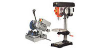 Bench Drills, Floor Drills, Drill Vices, Cut-off Saws, Metal Shears, Metal Folders, Hacksaws, Bandsaws, Lathes & Bench Grinders.