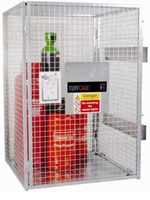 Folding Gas Cage Galvanized