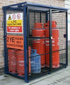 folding gas cage