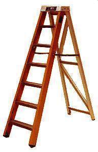6 Tread Glass Fibre Steps with Aluminium Treads