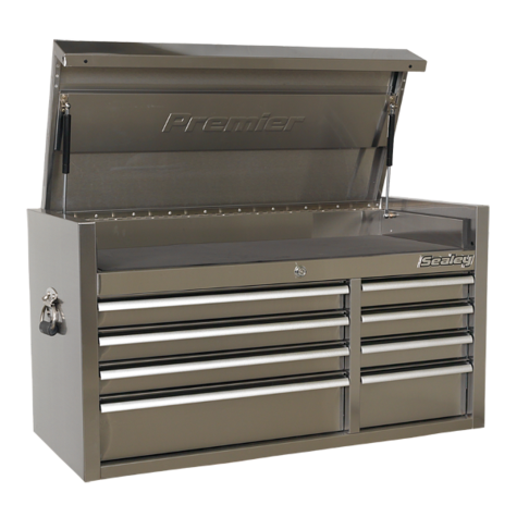 Tool Chest Sealey PTB104008SS Topchest 8 Drawer 1055mm Stainless