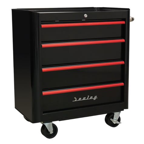 Tool Chest Sealey AP28204BR Rollcab 4 Drawer Retro Style