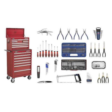 Tool Chest Sealey APCOMBOBBTK57 Tool Chest c/w 146pc Tools