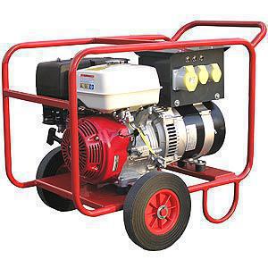 6.25 Kva Petrol Generator with Wheels & Long Run Tank