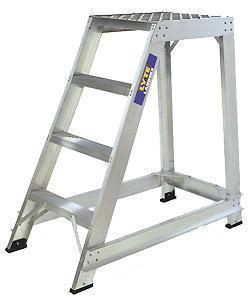 4 Tread Single Sided Library Steps