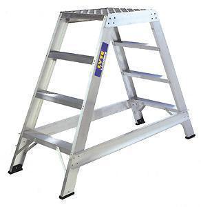 3 Tread Double Sided Library Steps