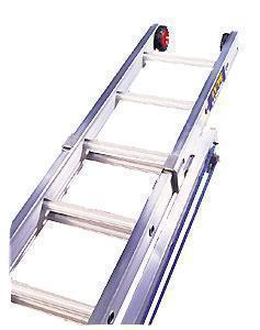 4m Class 1 Heavy Duty Rope Operated Triple Ladder