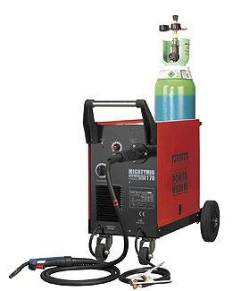Sealey MIGHTYMIG170 Professional Gas/No-Gas MIG Welder 170Amp with Euro Torch