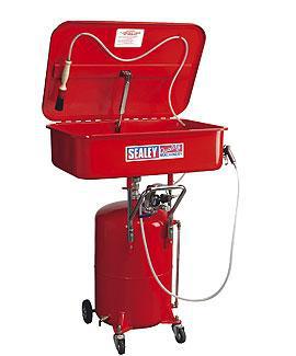 Sealey SM224 Mobile Parts Cleaning Tank Air Operated with Reservoir