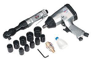 Sealey SA2002KIT 2pc Air Tool Kit with Accessories