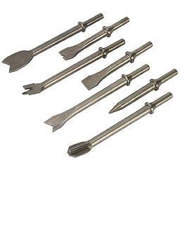Sealey AK57 7pc .401� Shank Air Hammer Chisel Set
