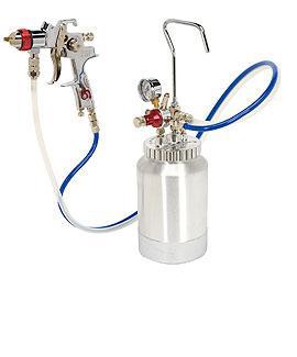 Sealey HVLP-79/P Pressure Pot System HVLP 1.0mm Set-Up with Gun & Hoses