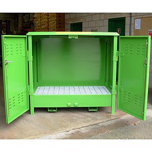 Top-Tec AMDV2D Bunded 2 Drum Vertical Outdoor Drum Store