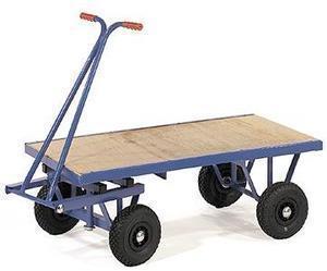 Heavy Duty Turntable Truck 1220mm x 610mm  with Pneumatic Wheel