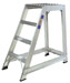 3 Tread Single Sided Library Steps