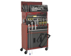 Sealey AP2200COMBO9 6 Drawer Topchest & Rollcab Combination - Red/Grey with FREE Tools