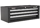 Sealey AP33339B Add-On Chest 3 Drawer with Ball Bearing Runners - Black