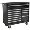 Sealey AP41120B Rollcab 12 Drawer with Ball Bearing Runners Heavy-Duty - Black