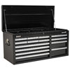 Sealey AP41149B Topchest 14 Drawer with Ball Bearing Runners Heavy-Duty - Black