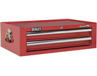 Sealey AP26029T Add-On Chest 2 Drawer with Ball Bearing Runners - Red