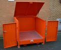 Top-Tec AMDV1D Bunded 1 Drum Vertical Outdoor Drum Store