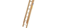 Rope Ooperated Timber Ladders, Varnished Finish, Class 1, Double Section Rope Ladders & Triple Section Rope Ladders, Douglas Fir Stiles, Ash Rungs, housed full section, glued and pinned, blind holes, 250mm centres, Tie Rods, metal fittings & rust proof