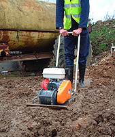 Belle SF460 Compactor in use