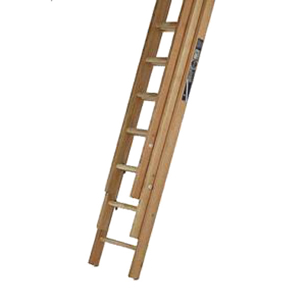 BRATTS LADDERS Triple Extension Timber Ladders