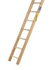 Timber Single Section Ladders, Varnished Finished, Class 1 Industrial Ladders, Douglas Fir Stiles, Ash Rungs housed full section, glued and pinned into blind holes, Tie Rods fitted at intervals & all metal fittings are rust proofed, HDS06, HDS08, HDS10