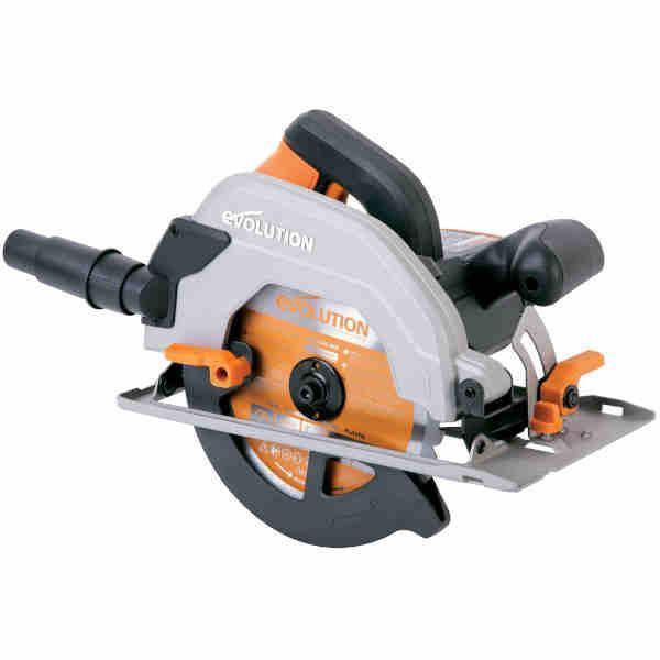 Circular Saw 110V Evolution S185CCSL 185mm TCT Express Tools Ltd