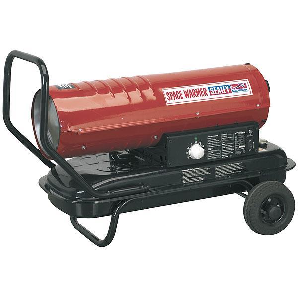 Space Heater Sealey AB7081 Oil Fired 70KBtu/hr Express Tools Ltd