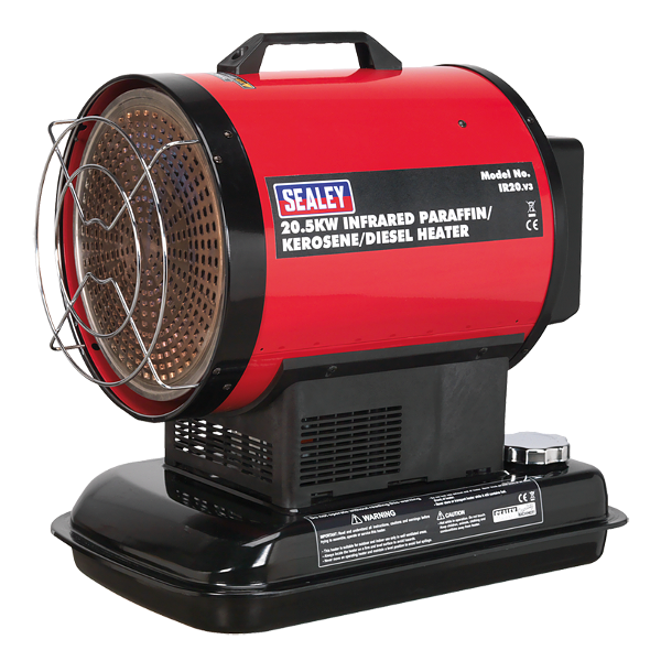 Infrared Oil Fired Heater Sealey IR20 20kW Express Tools Ltd