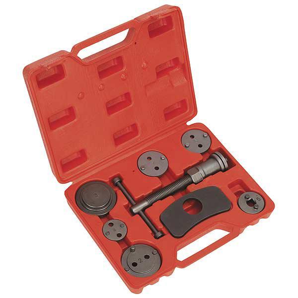 Brake Piston Wind Back Tool Kit 8pc Sealey VS028 Express Tools Ltd