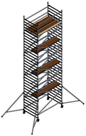 Scaffold Tower UTS 2.5m x Double Width X 7.7m High