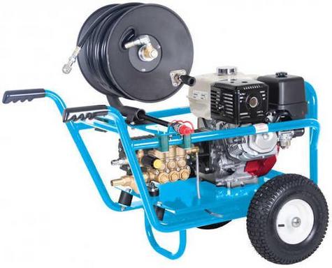 Pressure Washer & Drain Blaster Diesel 100bar 30Lpm & Electric Start