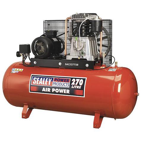 Compressor Sealey SAC52775B 270ltr Belt Drive 3-Phase