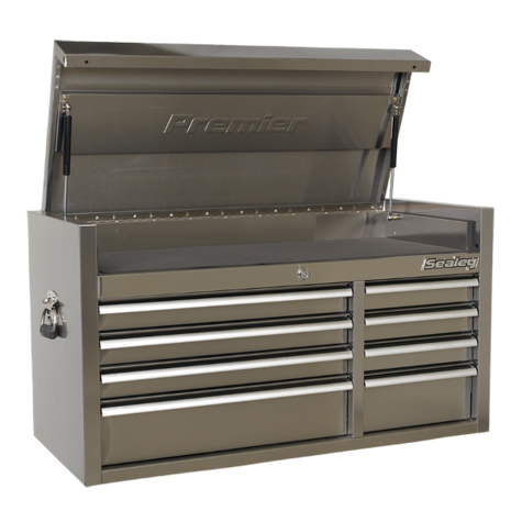 Tool Chest Sealey PTB104008SS Topchest 8 Drawer 1055mm Stainless