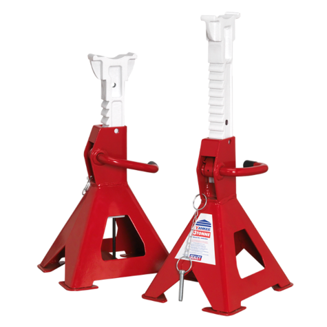 Axle Stands Sealey AAS3000 Easy Action Ratchet  (Pair) 3tonne 