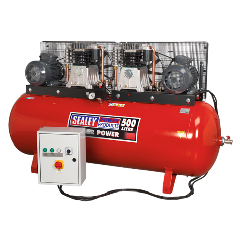 Compressor Sealey SAC5507575B 500ltr 2 x 7.5hp 3ph 2-Stage 