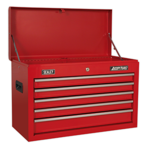 Tool Chest Sealey AP225 Topchest 5 Drawer - Red