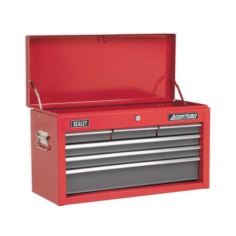 Tool Chest Sealey AP2201BB  American Pro 6 Drawer Topchest