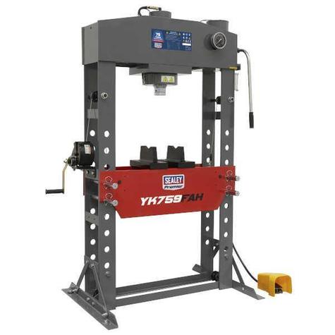 Air/Hydraulic Floor Press Sealey YK759FAH 75tonne