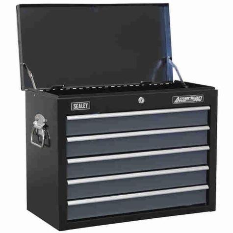 Tool Chest Sealey AP3505TB Topchest 5 Drawer with Ball Bearing Slides 