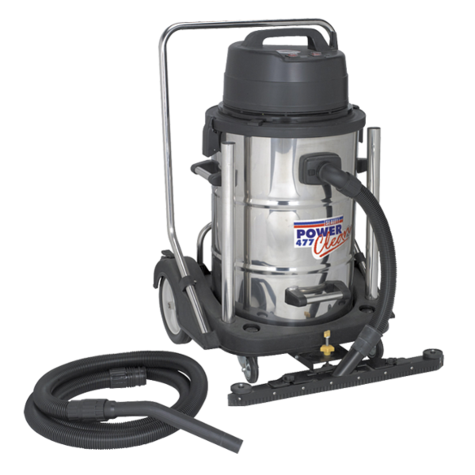Vacuum Cleaner Sealey PC477 77ltr Wet & Dry 