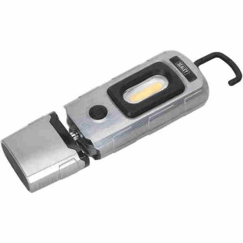 Inspection Lamp Sealey LED3601BA Rechargeable 360° 2W COB + 1W LED 