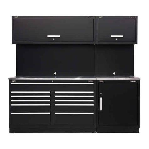 Premier Storage System Sealey APMSCOMBO4SS Stainless Worktop