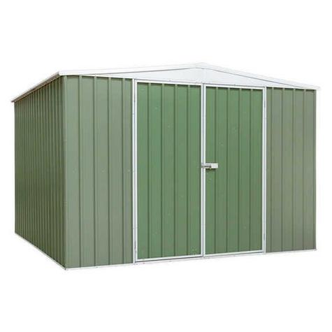 Shed Sealey GSS3030G Galvanized Steel Green 3 x 3 x 2m