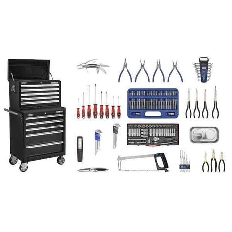 Tool Chest Sealey APCOMBOBBTK56 Topchest Combination  with Tools
