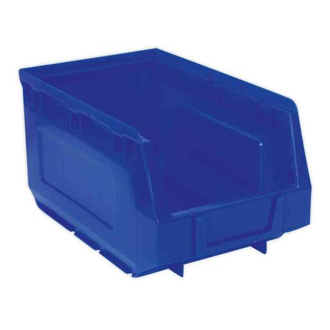 Storage Bin Sealey TPS3 Plastic - Pack of 38