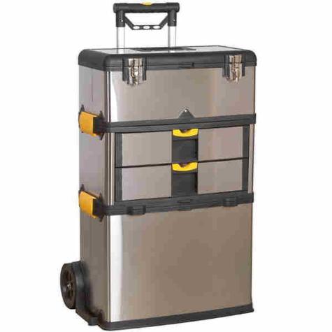Toolbox Sealey AP855 Mobile Stainless Steel/Composite - 3 Compartment